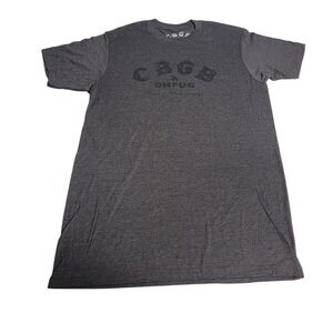 CBGB OMFUG Graphic T-Shirt‎ Mens Medium Charcoal Grey Rock Punk NYC Music Tee